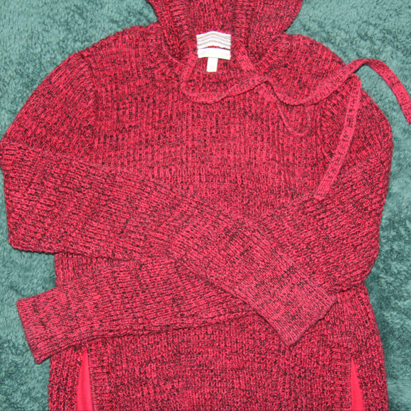 Victoria's Secret chunky knit hoodie sweater - Picture 3 of 5
